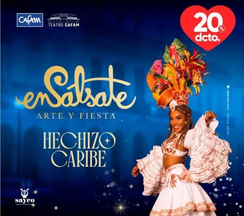 Cartel de Hechizo caribe ensálsate