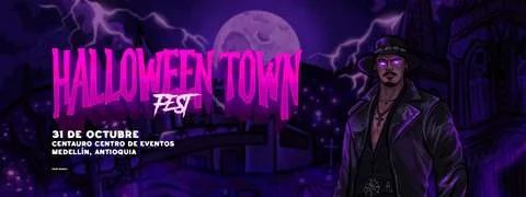 Cartel de Halloween Town