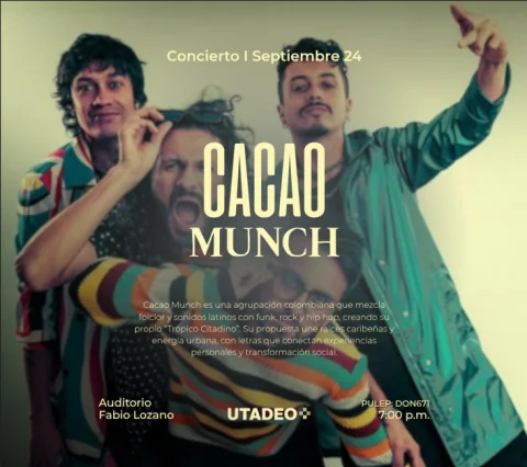 Cartel de Concierto Cacao Munch