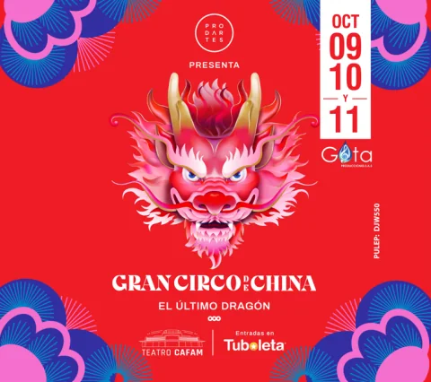 Cartel de El gran circo de china - Bogotá