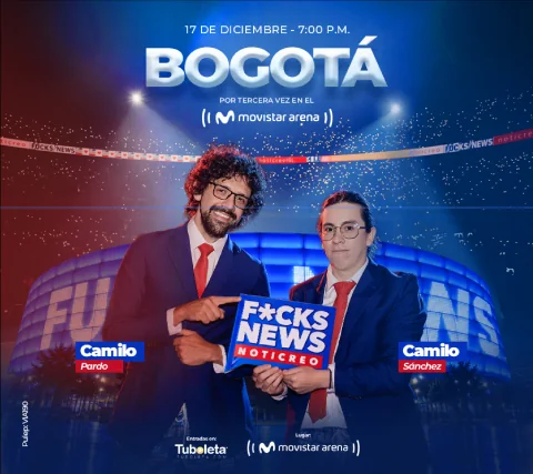 Cartel de Fucks news noticreo - Bogotá