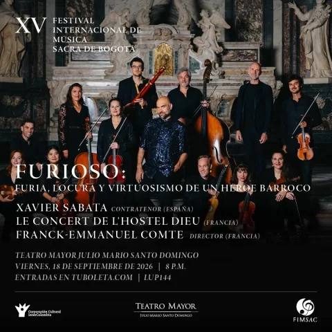 Cartel de Xavier Sabata, contratenor & Le Concert de l'Hostel Dieu